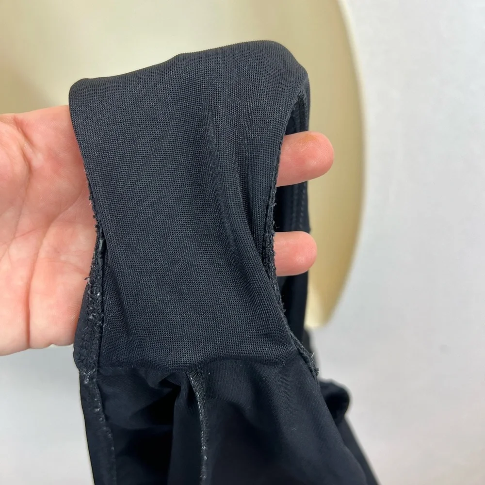 Miraclesuit Solid Sonatina Soft Cup One Piece Swimsuit Black Size 8 Ruched - Picture 7 of 11